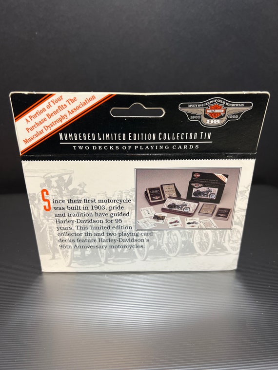Harley Davidson 95th Anniversary Playing Cards Limited Edition 121,238 of 335,000 - Etsy Harley Davidson 95th Anniversary Playing Cards Limited Edition 121,238 of 335,000 - Etsy