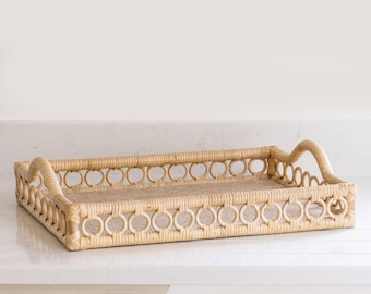 Goldie Rattan Tray