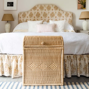 Chest Rattan Laundry Basket / Hamper (Natural)