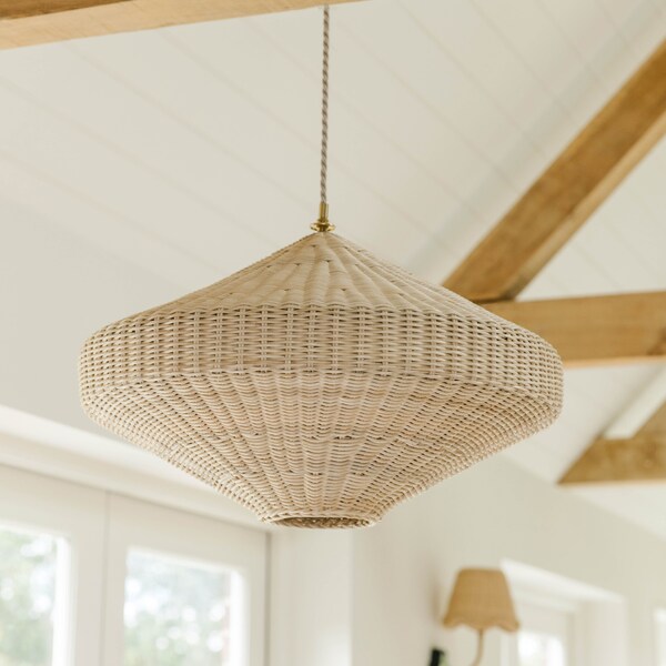 Lattu Rattan Pendant Light/Wicker Chandelier