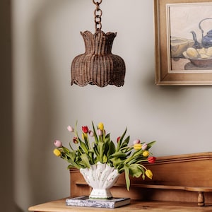 Anar Rattan Pendant Shade Small (Teak)