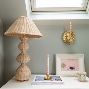 Faedra Rattan Table Lamp