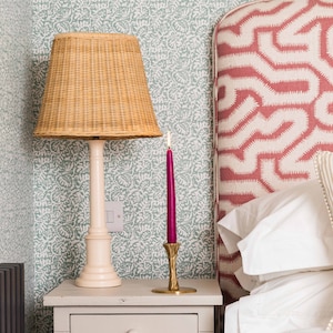 Retro Rattan Lampshade / Wicker Pendant Shade