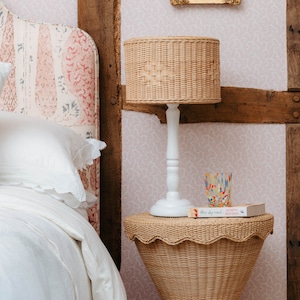 Rattan Drum Lampshade / Pendant Shade (Medium)