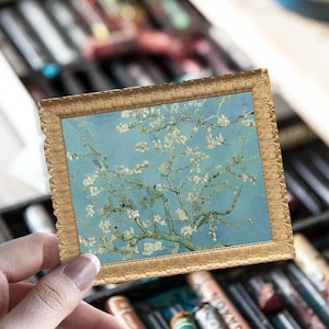 ゴッホ、アーモンドの花、芸術家、傑作、絵画、アートワーク、車のバンパー、ビニールステッカー、大学生のラップトップ、タブレット、デカールステッカー