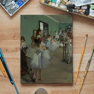 Edgar Degas, The Dance Class 1874, Print Of Painting, Unframed, Art Canvas, Masterpiece, Classic Artwork, Picture, gift, Ballerina, Dancing