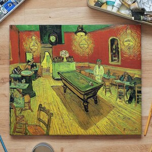 Van Gogh, The Night Cafe, Print Of Painting, Unframed, Art Canvas, Masterpiece, Classic Artwork, House Warming, Gift, Picture,