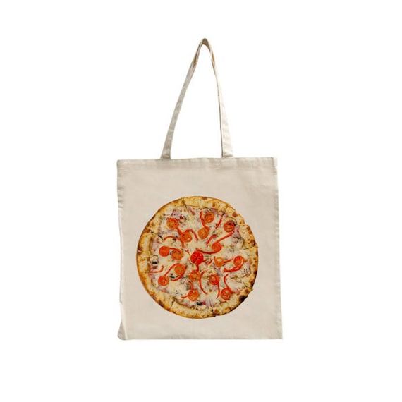 Buonissimo Pizza Formaggio Pomodoro Margarita Fast Food Take Away Borsa a  tracolla riutilizzabile Shopping Shopping Bag Internet Meme Regalo unico -   Italia