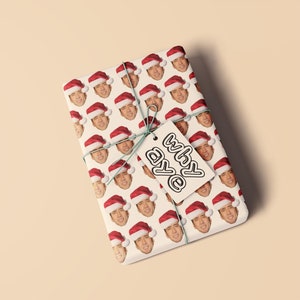 St. Nicolas Cage Kerstmanhoed Cadeaupapier Inpakpapier Verjaardagscadeau Cadeau Cadeau Cadeaupapier Bff Grappig Inpakpapier Nic Cage Nick