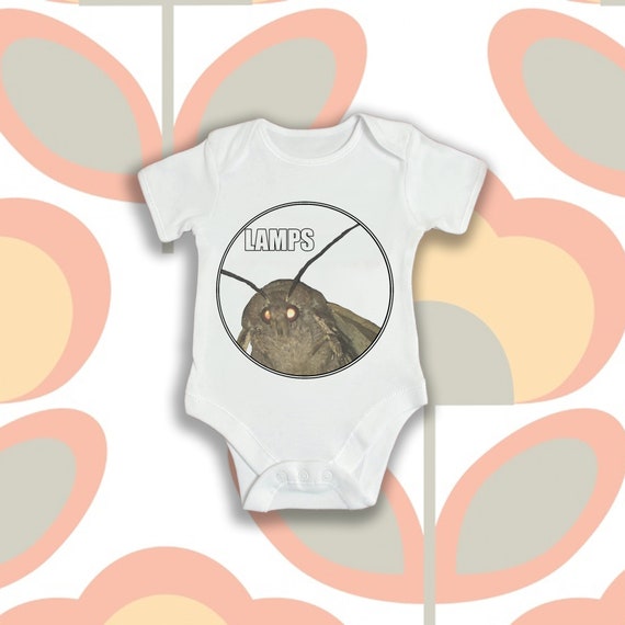Moth Meme Lamps Viral Unique Cute Gift Baby Grow Body Suit Vest Short  Sleeves Soft Meme Gift 0-3 3-6 6-12 12-18 Months -  Canada