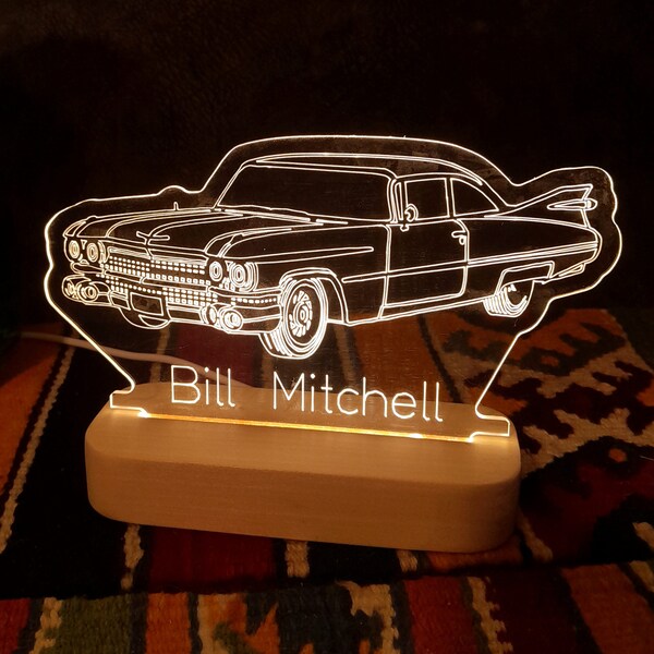 Car Themed Lamp Etsy