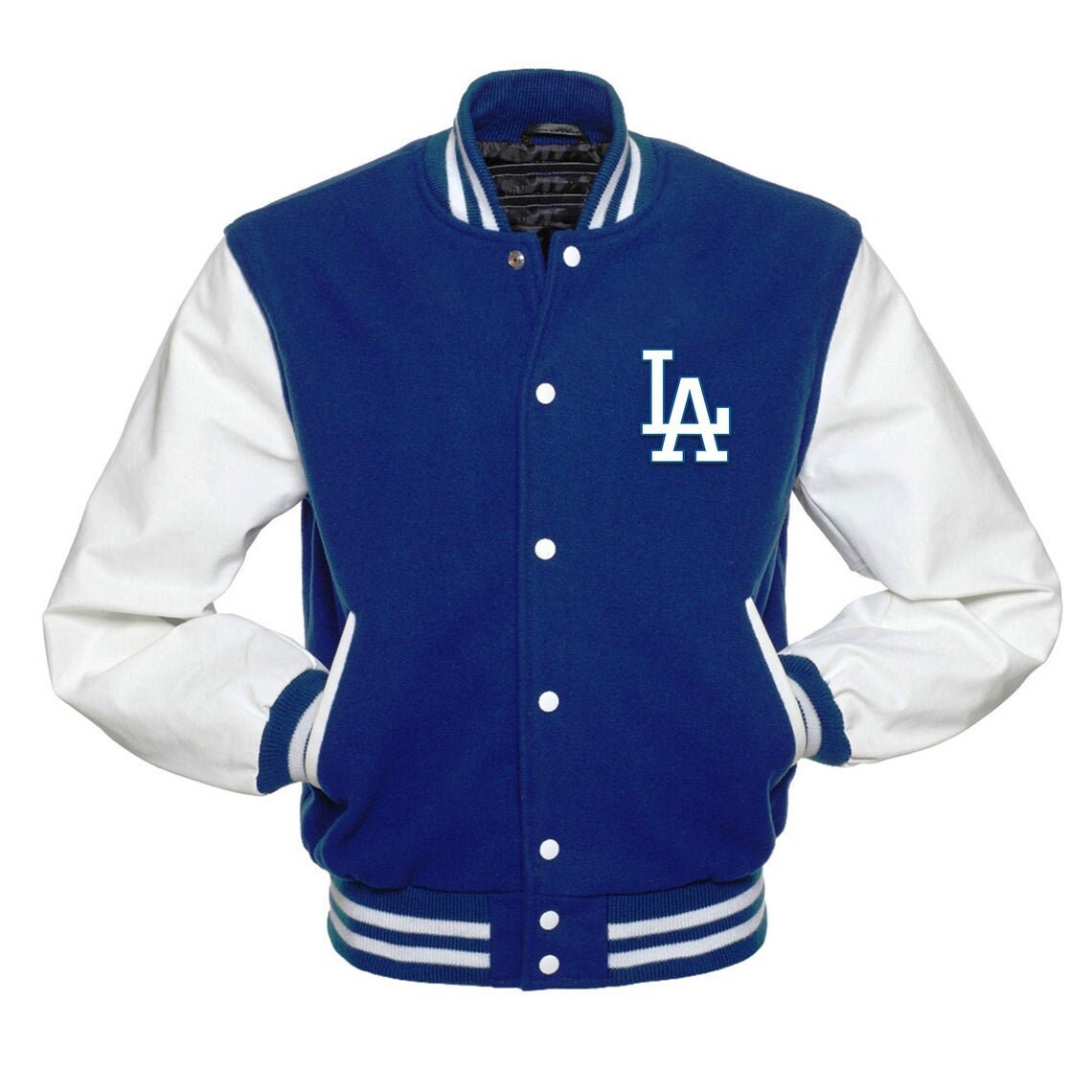 Los Angeles Dodgers Varsity baseball jacket all sizes Handmade Etsy