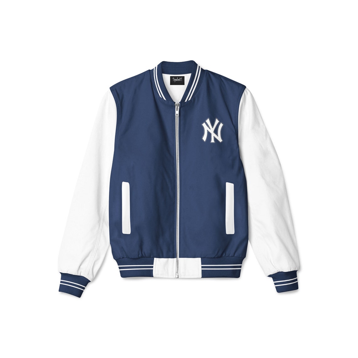 New York Yankees NY Varsity Bomber Windbreaker Jacket Etsy