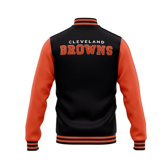 Cleveland Browns Varsity jacket-NFL jacket Handmade