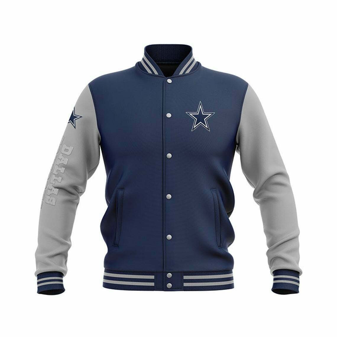 Dallas Cowboys Varsity letterman Jacket Handmade Etsy