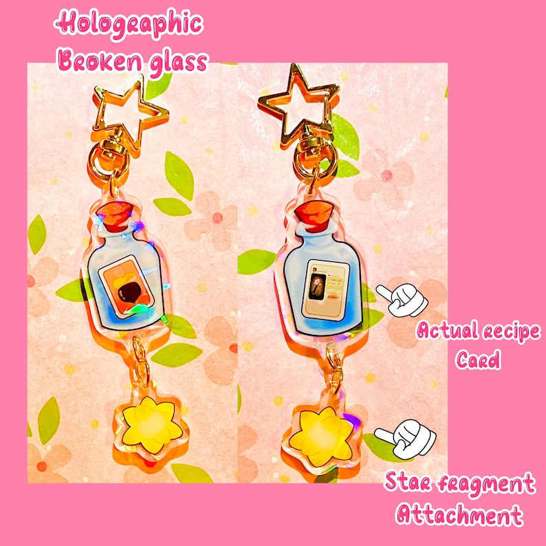 Animal Crossing New Horizon ACNH Bottled Recipe Acrylic Etsy