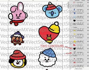 BT21 CHRISTMAS SVG 8 Designs Svg Png Cricut Cut File - Etsy BT21 CHRISTMAS SVG 8 Designs Svg Png Cricut Cut File - Etsy