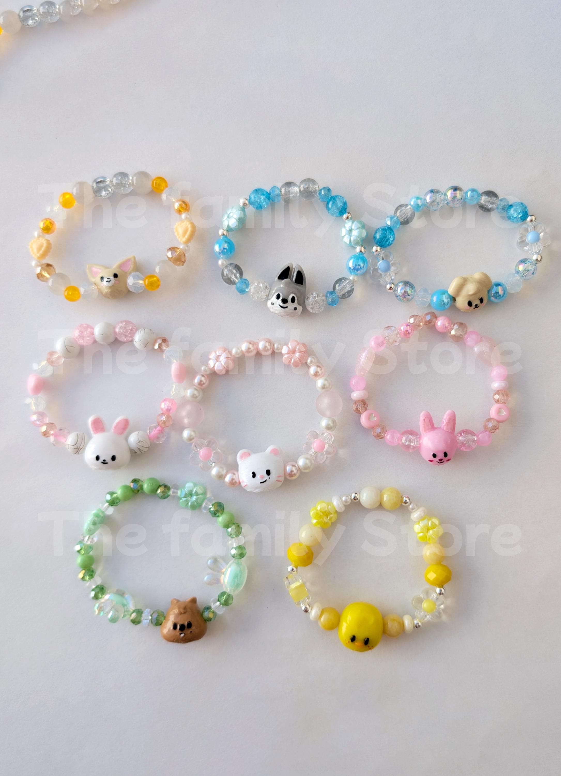 Skzoo 3D Printed Charm Bracelet, Made by Stray Kids Fans, SKZ