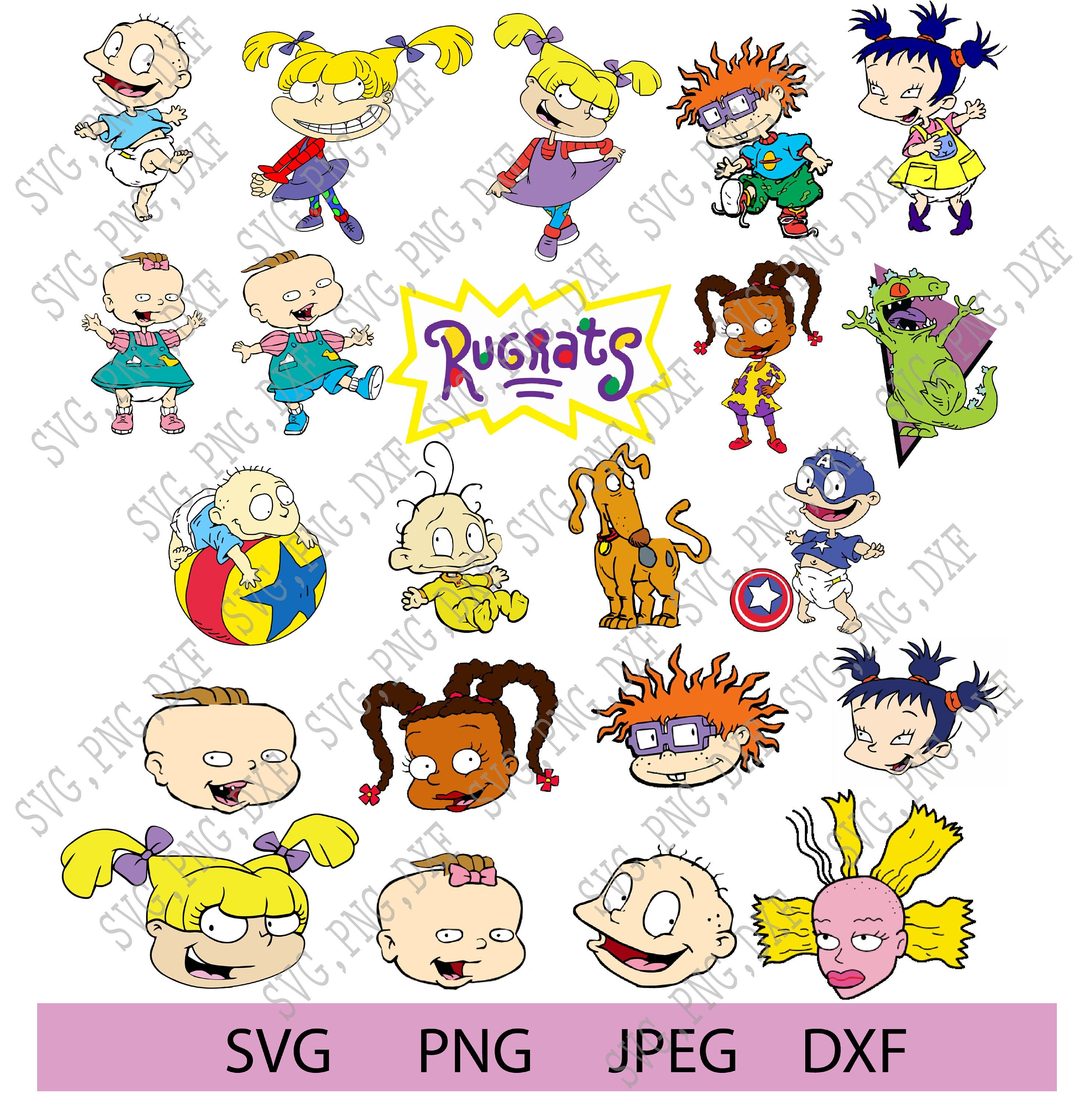 Download Rugrats Svg Rugrats Clipart Rugrats Bundle nur eine 90er | Etsy
