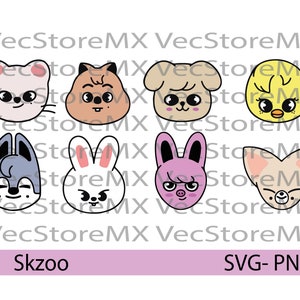 Stray Kids Svg, Png, Svg / Stray Kids Member Lightstick / Vector Files for Cricut and Silhouette / Kpop Star Svg Skzoo Svg Png