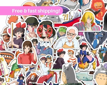 100-Piece Studio Ghibli Sticker Pack - Your Ticket to Miyazaki&#39;s Universe