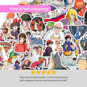 Pack de 100 pegatinas de Studio Ghibli: tu entrada al universo de Miyazaki