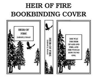 Erbe des Feuers Buchbinderleinen Cover Art Designdatei PNG, Thron des Glases Buchbinderleinen, Vinyl, PNG, Cricut, Cover Art, Sarah J Maas
