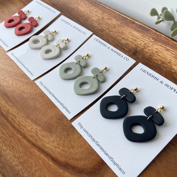 Organic earrings | minimalists | lightweight earrings
