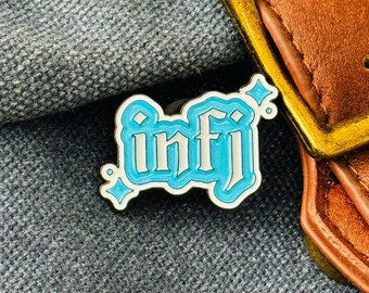 INFJ Enamel Pin – Myers Briggs 16 Personalities Lapel Pin – MBTI Introvert Gift – Personality Type Badge – INFJ Aesthetic Accessory