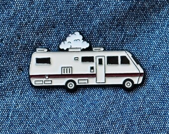 Breaking Bad RV Enamel Pin – Crystal Ship Campervan Lapel Badge for Fans