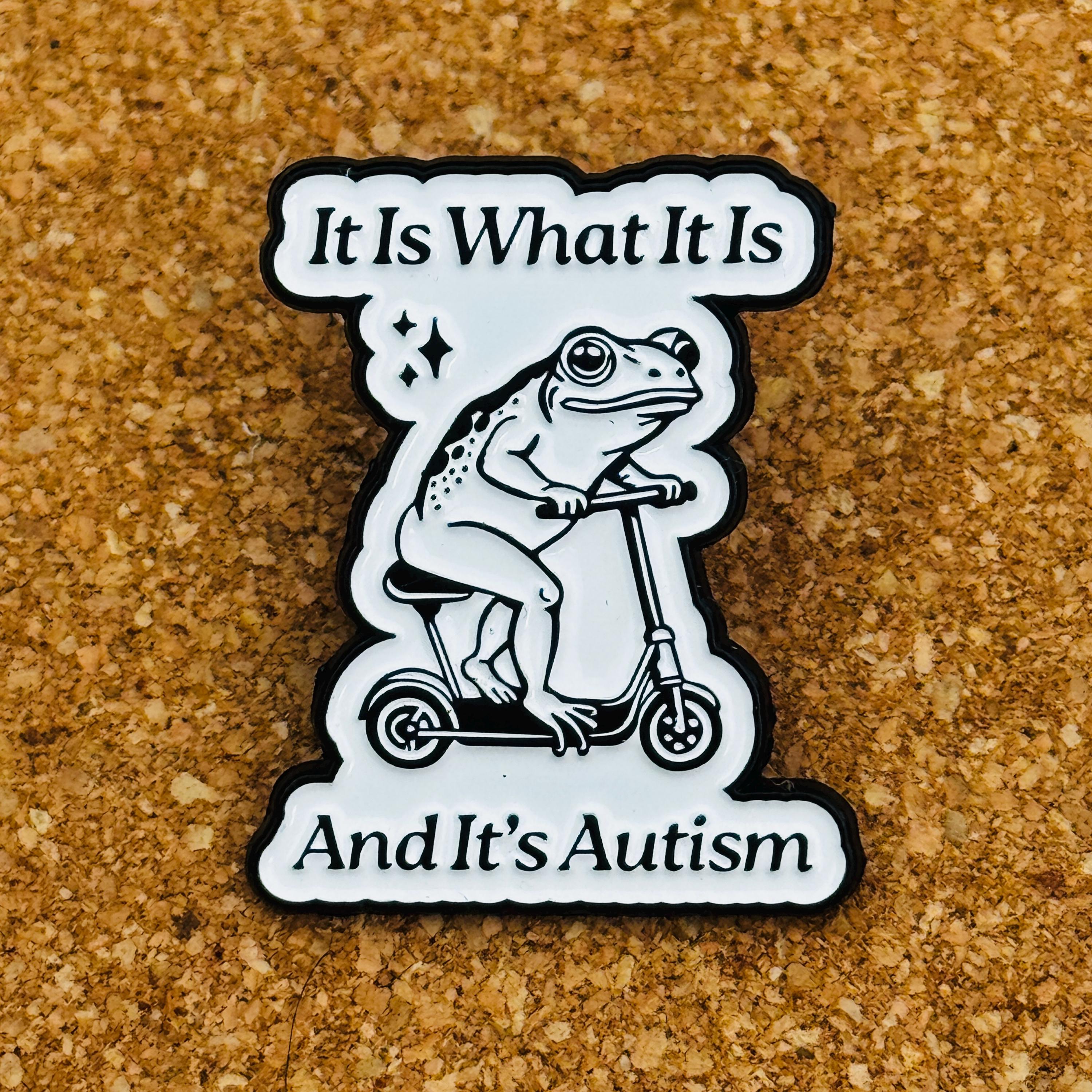 It is What It is (and It’s Autism) Frog Pin - Etsy