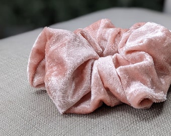 Luxury Crushed Velvet Scrunchies available in two sizes