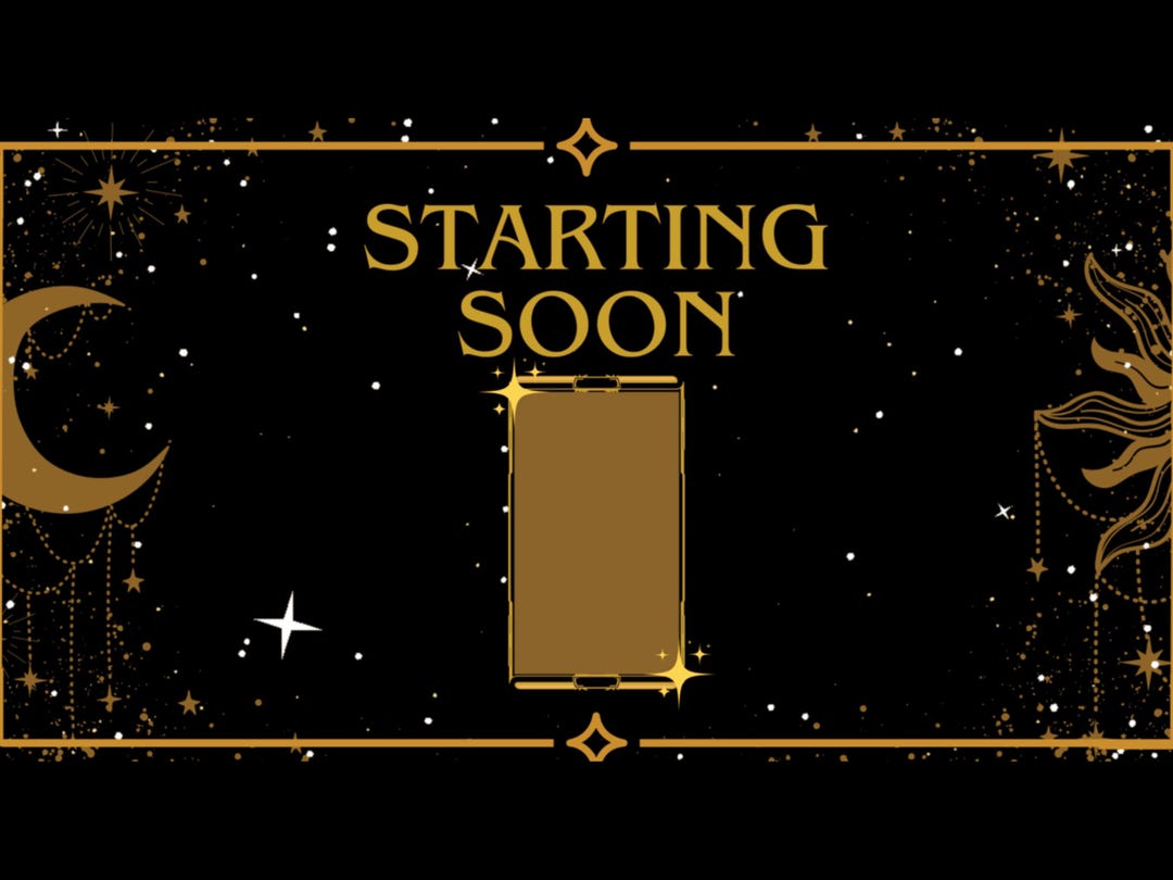Sun and Moon Stream Overlays, Twitch Asset, Animated - Etsy