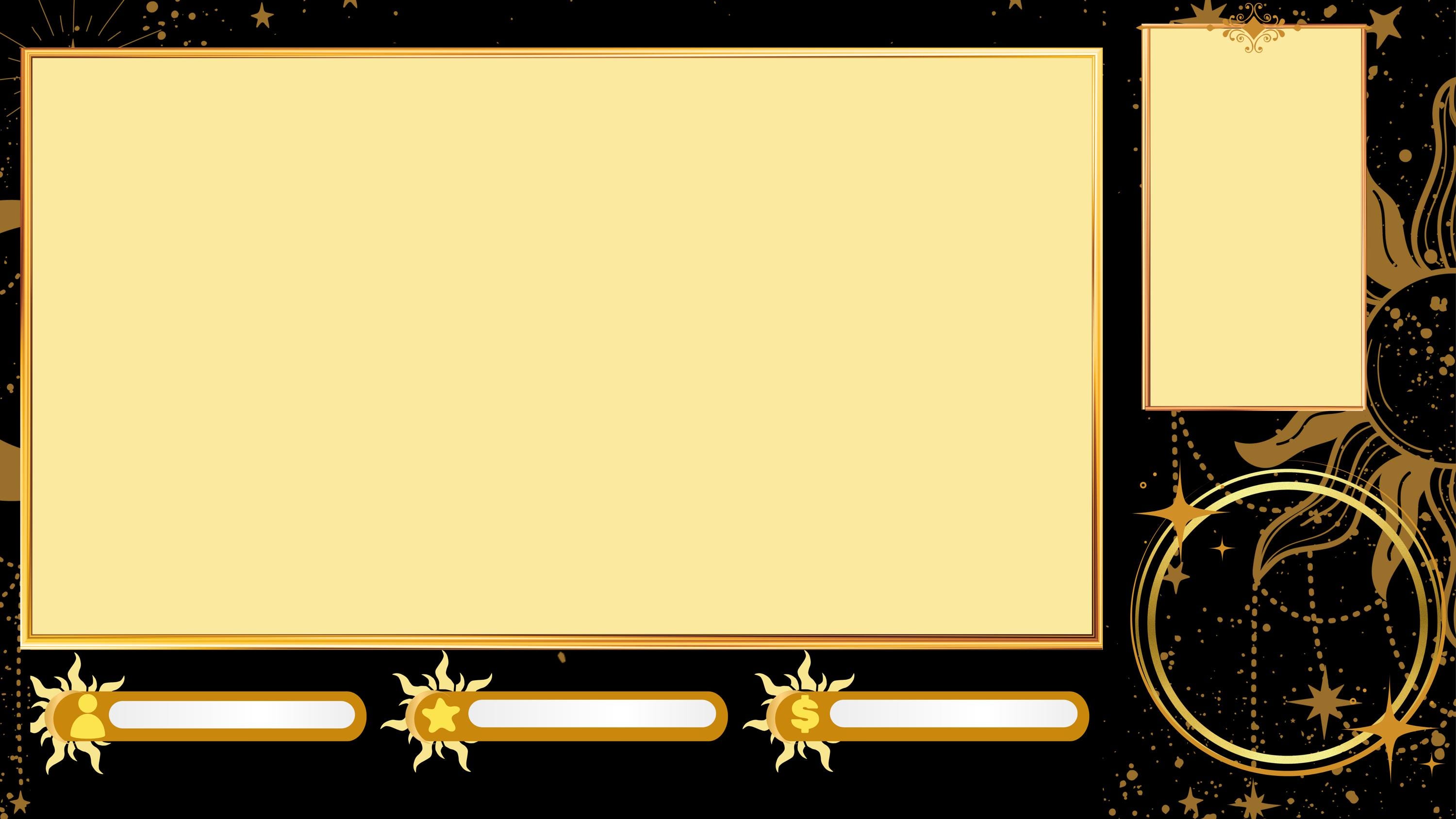 Sun and Moon Stream Overlays, Twitch Asset, Animated - Etsy