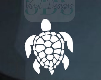 thumbnail image 2 of Psychedelic Sea Turtle Vinyl Decal Sticker – 3M For Car Truck Laptop Window 2 of 6