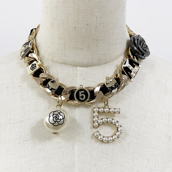Fashion Jewelry Luxury Handmade Necklacefloewer Pearl 5 Black -  Denmark