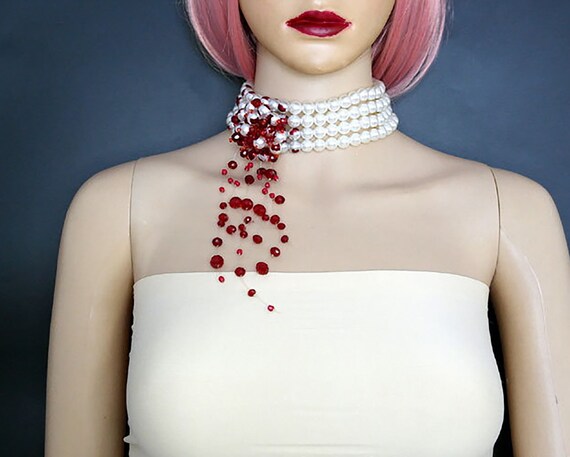 Homemade choker deals necklace