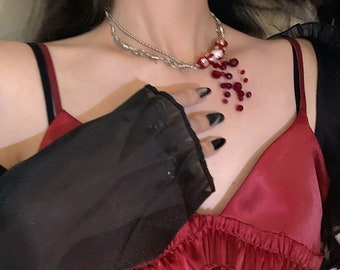 Luxury Handmade Choker Necklace Bloody 