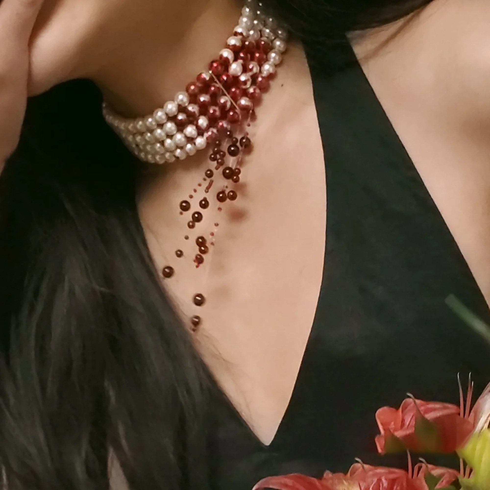 Luxury Handmade Choker Necklace Bloody 