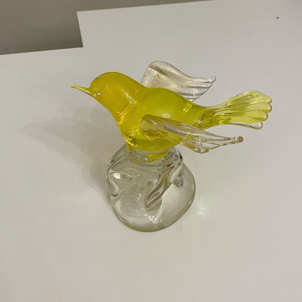 Oiseau en verre de Murano