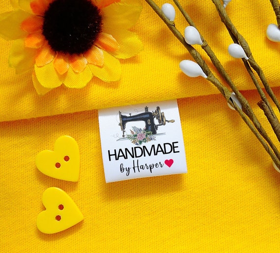 Personalised Essential Woven Sewing Labels for Sewing, Knitting