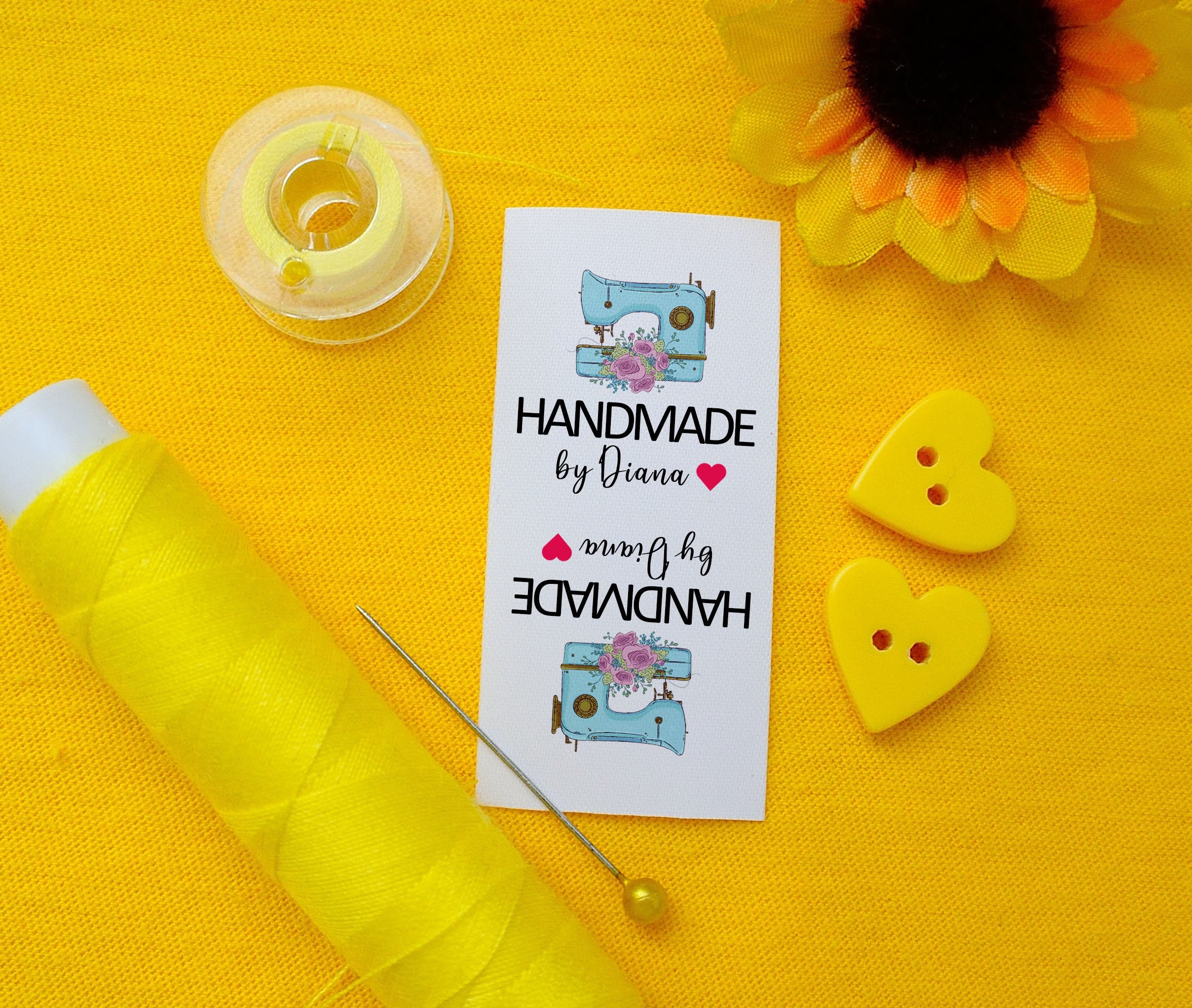 Custom Sewing Labels Full Color Clothing Labels Logo Etsy