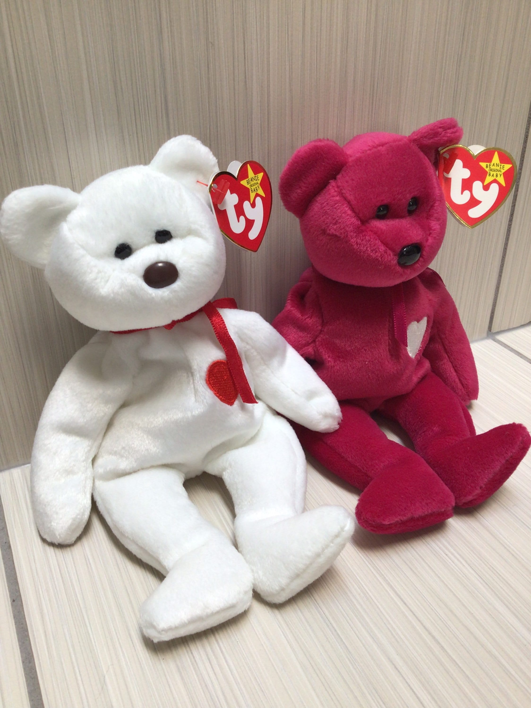 Ty Valentino & Valentina Beanie Baby - Etsy Singapore