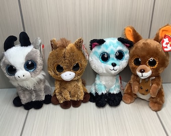 Piper the chevron fox beanie boo 2025