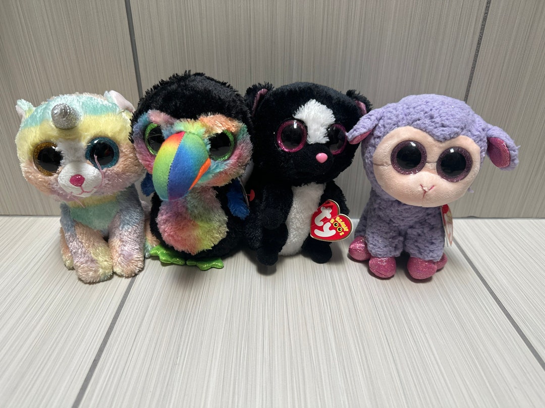 Ty Heather Beaks Flora Lavender Beanie Boos - Etsy