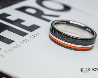 MCL McLaren-style Titanium and Carbon Fibre Ring