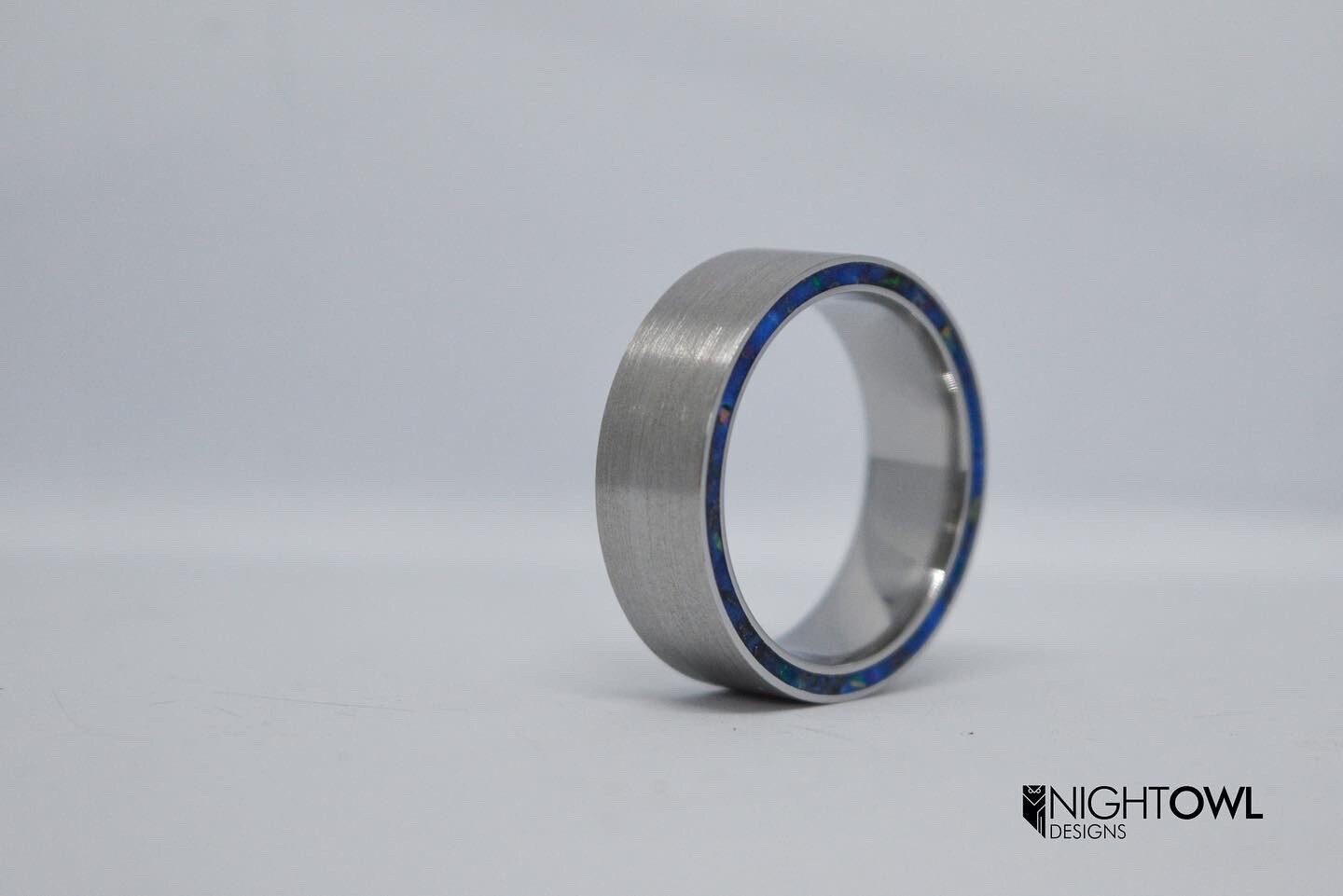 The Tron Ring in Stainless Steel - Etsy UK