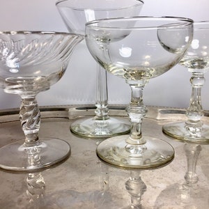 Matching Set Of 4 Wine Glasses  Girls Love A Great Accessory Slightly Used