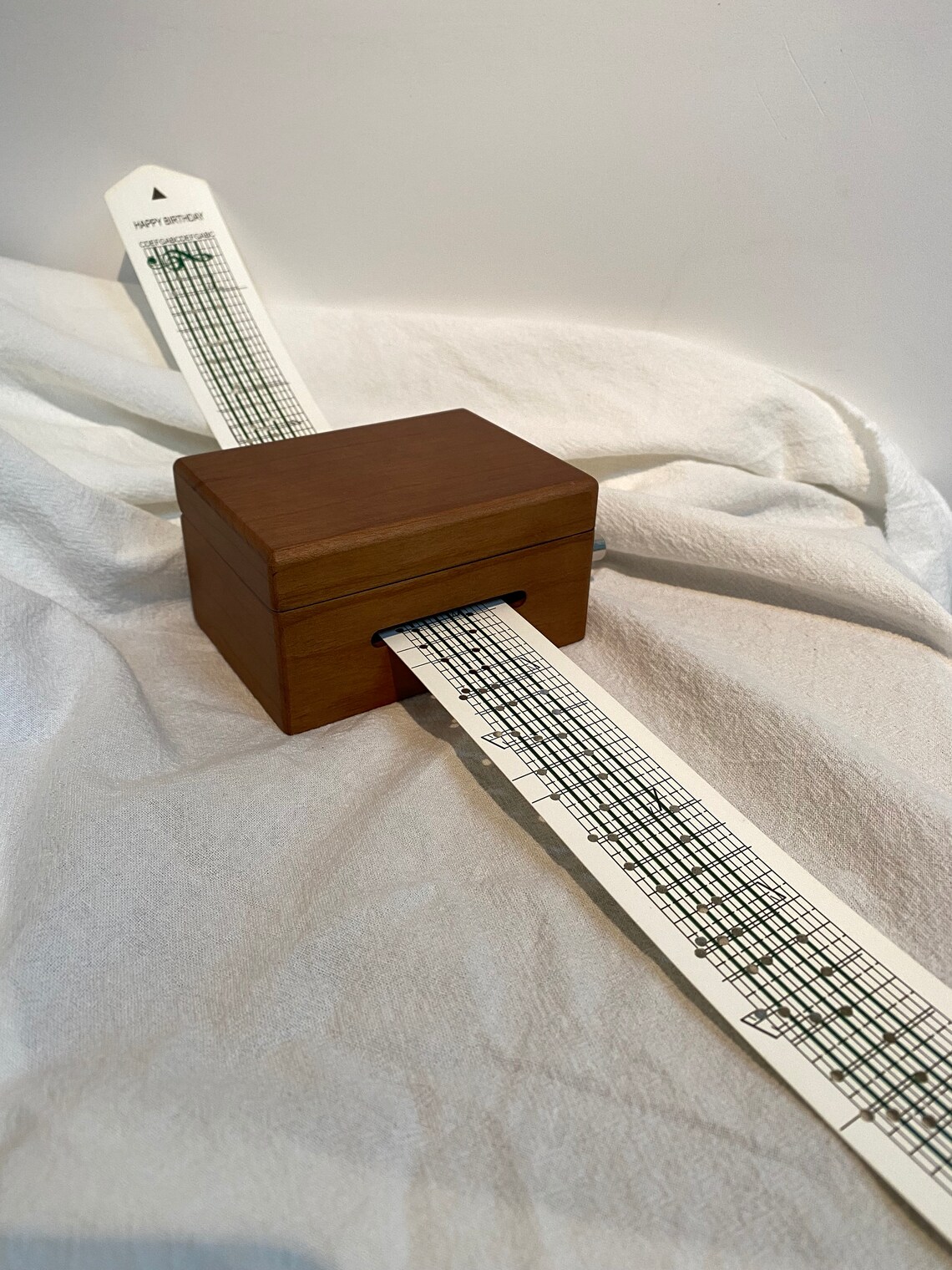 Music Box With Paper Strips DIY Music Box Custom Engravings Etsy