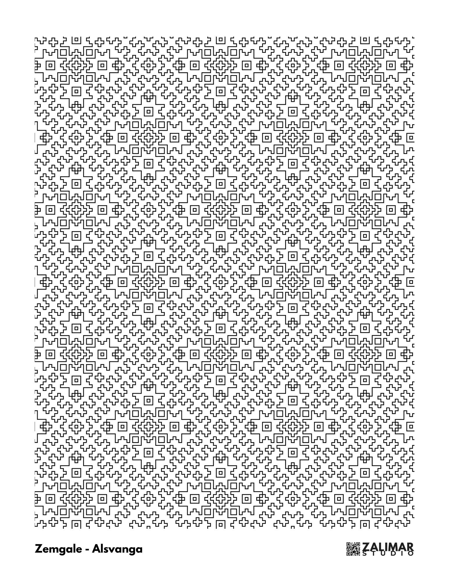 Latvian Symbol Printable Coloring Pages digital Download PDF Latviesu ...